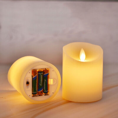 Harga bagus Lampu Api Perapian Led Beige Timer Pengisi Daya Usb Bertenaga Baterai Lampu Lilin Led Tanpa Api Elektrik dengan Remote on line