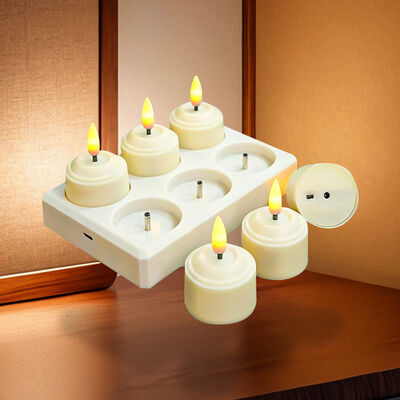 Good price USB Rechargeable Remote Control Flameless Flickering LED Candles and Tea Lights online