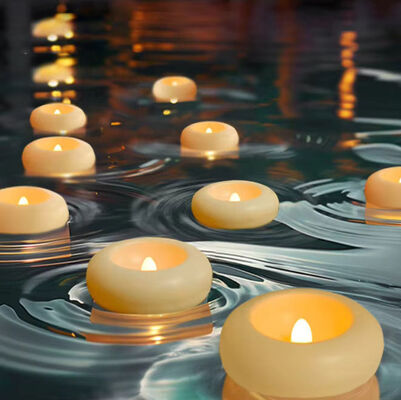 Harga bagus Cahaya Teh Tanpa Api Lilin Terapung Tanpa Api Romantik on line