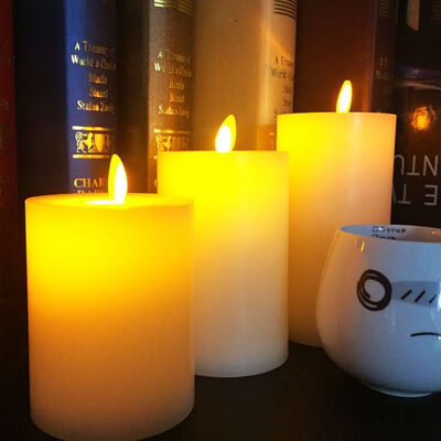 Prezzo buono Decorazione per la casa Batteria LED Candele Taper Candela a LED personalizzata Con telecomando in linea