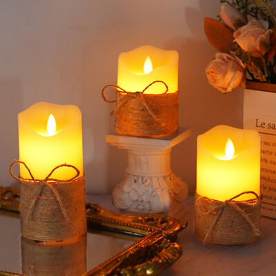 Dobra cena Nowy cyfrowy kreatywny sztuczny słup parafinu, wahadłowy płomień, świeca LED na ślub, impreza świąteczna, dom z pilotażem w Internecie