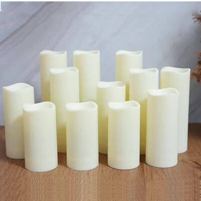 Good price 9pcs Set 5.5cm Diameter Flameless Moving Wick LED Candle Light with Remote Control for Wedding and Party Decoration online