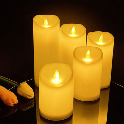 Bon prix Lumière à LED sans flamme à batterie avec télécommande et flamme clignotante en ligne