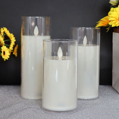 Good price Remote Control LED Pillar Candle with 3D Flame Effect and Timer Function for Wedding Party Decoration online