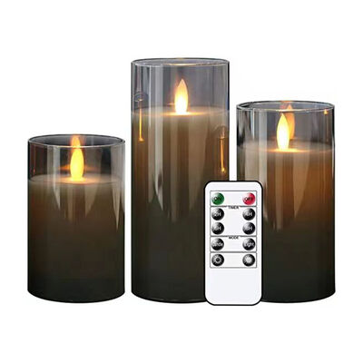 Bom preço Velas LED de coluna branca quente personalizadas Velas de cera real sem chama feitas à mão on-line