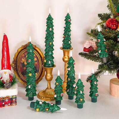 Good price Battery Operated Christmas Tree LED Candles Clip on Flameless Christmas Tree Candles Cordless online