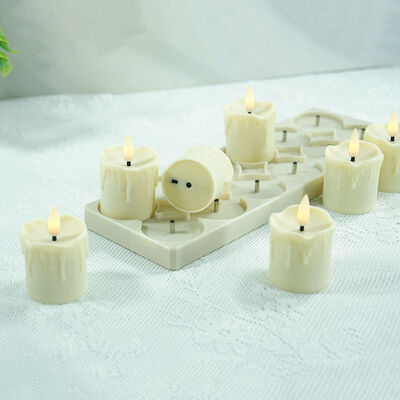 Buen precio Control remoto Candela de luz de té LED sin llama recargable para decoraciones para el hogar y las fiestas en línea